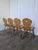 1970s Vintage Tyrolean Farmhouse Heart Cutout Wooden Dining Chairs, 1970s, Set of 4 For Sale - Image 5 of 18