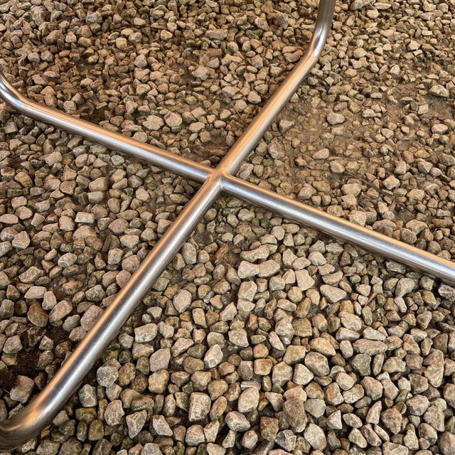 Metal Art Deco Bauhaus Modernist Coffee Table with Tubular Steel Structure from Willem Hendrik Gispen, 1930 For Sale - Image 7 of 14