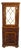 19th-C. English Burlwood Corner Cabinet For Sale