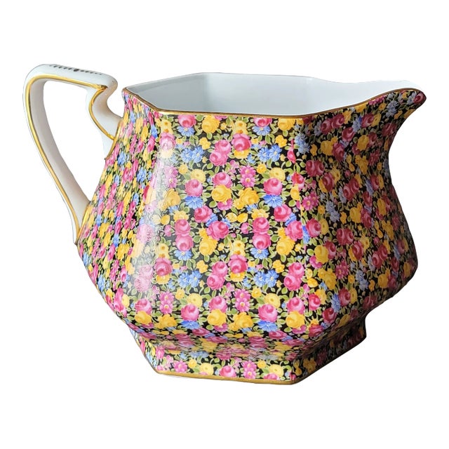 Mid 20th Century Royal Cotswolds English Tradition Chintz Pattern Pitcher For Sale