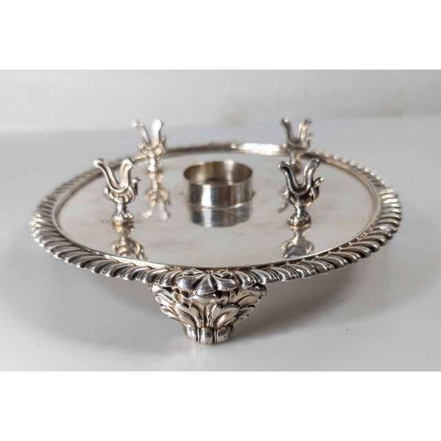 Late 18th Century 18th Century English Old Sheffield Silverplate Inkstand Standish by Matthe Boulton For Sale - Image 5 of 13