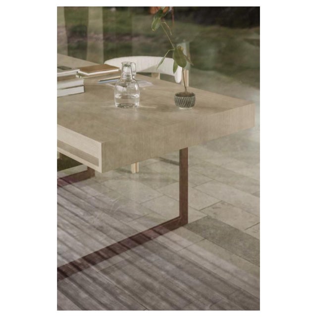 Office Desk in Walnut Wood and Stainless Steel Frame by Bodil Kjaer for Karakter For Sale - Image 17 of 18