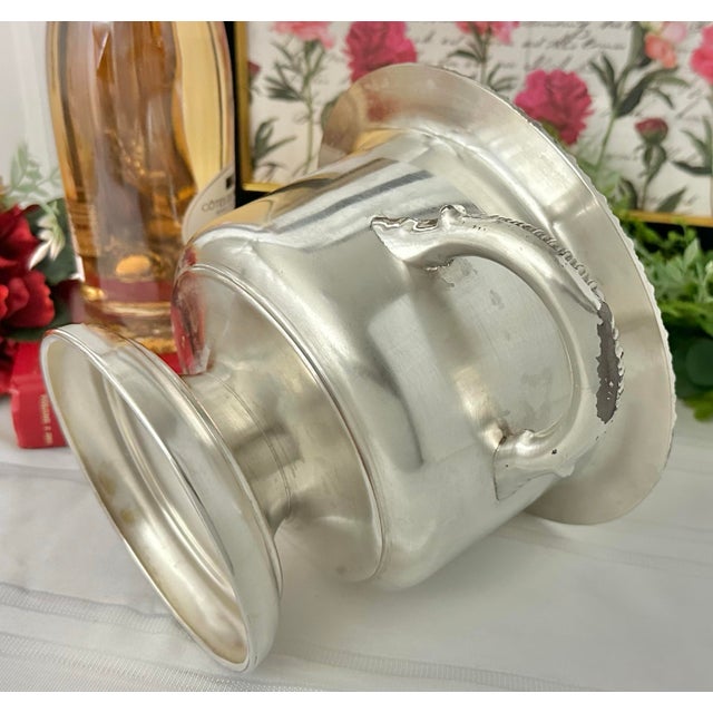 Antique Hartford Silver Co 1900's Silver Plated Wine Chiller / Champagne Bucket For Sale In Phoenix - Image 6 of 11