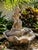 Vintage Classical Cast Stone Cherub on Dolphin Garden Fountain For Sale - Image 12 of 12