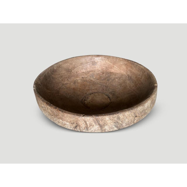 Monumental Sculptural Antique Bowl curated by Andrianna Shamaris For Sale - Image 16 of 18