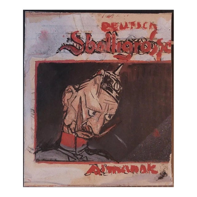 Gabriele Galantara - Soldier - Original Mixed Media on Cardboard by G. Galantara -Early 20th Century For Sale