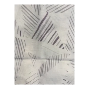 Light Weight Linen Fabric by Rebecca Atwood “mixed Strip”- 1.3/4 Yard Piece