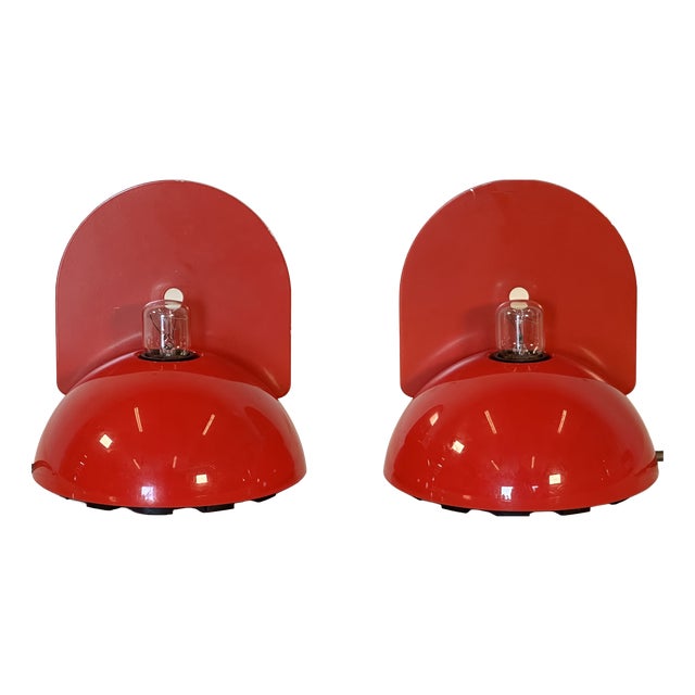 Buco Table Lamps by Claudio Dini for Artemide, 1970s, Set of 2 For Sale