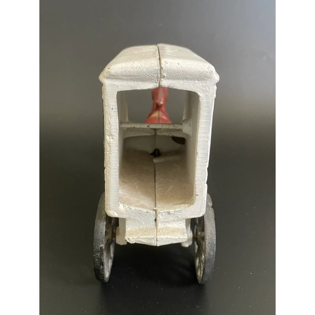 Late 20th Century Vintage Cast Iron Horse Drawn Ice Wagon Toy For Sale - Image 5 of 12
