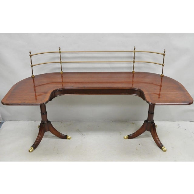 Antique Sheraton Mahogany Duncan Phyfe Dropleaf Sideboard Console Buffet Table For Sale - Image 17 of 17