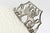 Vintage Art Deco Nickel Silver Griffin and Gargoyle Bench With Off White Cushion ,Style of Oscar Bach For Sale In Miami - Image 6 of 10