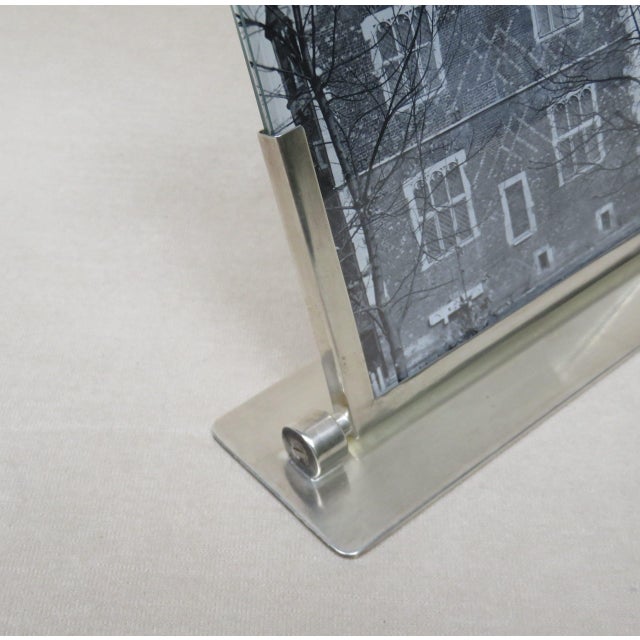Metal Art Deco Matte Silver-Plated Picture Frames from WMF, 1930s, Set of 2 For Sale - Image 7 of 18