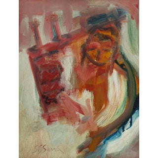 Young Lad with Torah Scroll For Sale