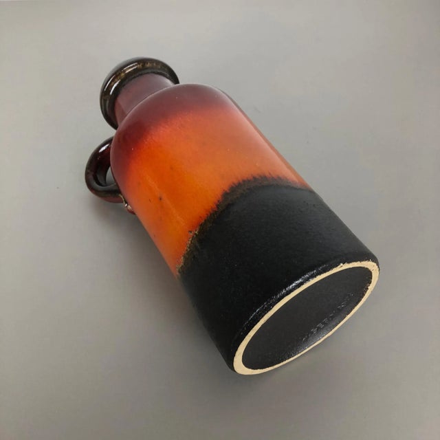 Large Multi-Color Fat Lava Vase from Scheurich, Germany, 1970s For Sale - Image 10 of 14