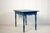 Northern Swedish Blue Country Table For Sale - Image 5 of 14