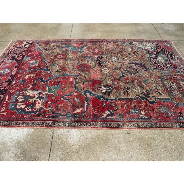 Textile Galerie Shabab Collection Early 20th Century Persian Bidjar Wagireh Sampler Rug For Sale - Image 7 of 10