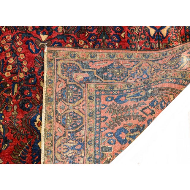 Textile Early 20th Century Kashan Rug For Sale - Image 7 of 9