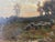 Fabulous Antique Oil Painting on Board. Lovely Landscape with skillful details. Signed by Listed Artist Carl Weber.