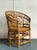 Vintage Boho Medallion Back Bamboo Brighton Pavillon Chair For Sale - Image 4 of 12