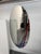 Glass Large Oval Mirror attributed to Piero Dorazio, 1978 For Sale - Image 7 of 8
