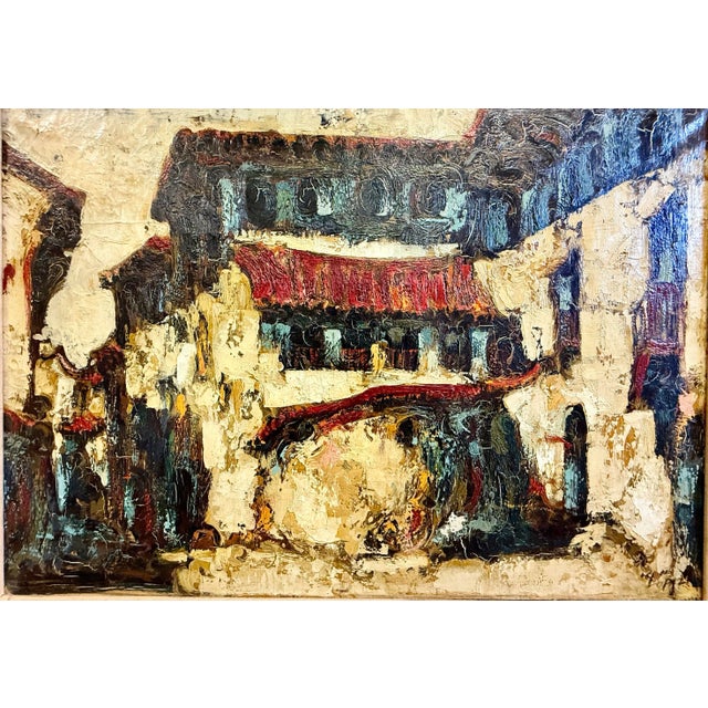At Turtle & Crane, we turn the past into stunning décor for today, and this mid-century oil painting needed only a place...