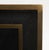 Metal Picture Frame 5x7” in Black Shagreen With Brass Details by Kifu Paris For Sale - Image 7 of 8