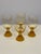 Lenox Lenox Vintage 1970s Tempo Buttercup Yellow Glasses, Set of Four For Sale - Image 4 of 12