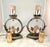 Moe-Bridges Very Rare Pair of 1920s Moe Bridges Art Nouveau Floral Design Boudoir Lamps For Sale - Image 4 of 12