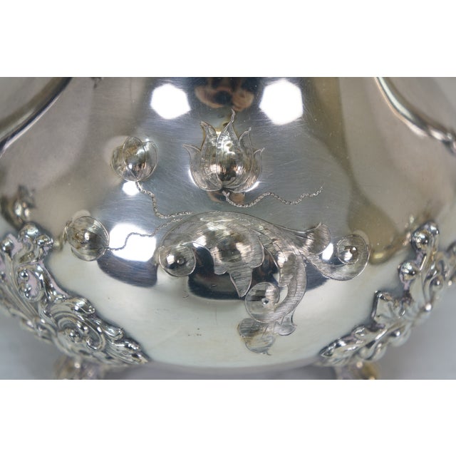 Late 20th Century 5 Pc Mid Century Poole Silverplate 931 Tea Set Teapot Coffee Pot Cream Sugar Pitcher For Sale - Image 15 of 18