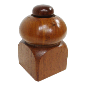 Mid 20th Century Dansk Jens Quistgaard Wooden Salt and Pepper Mill Shaker Denmark