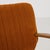 Wood 19th Century France Mid-century Modern Burnt Orange Wood Armchair For Sale - Image 7 of 10