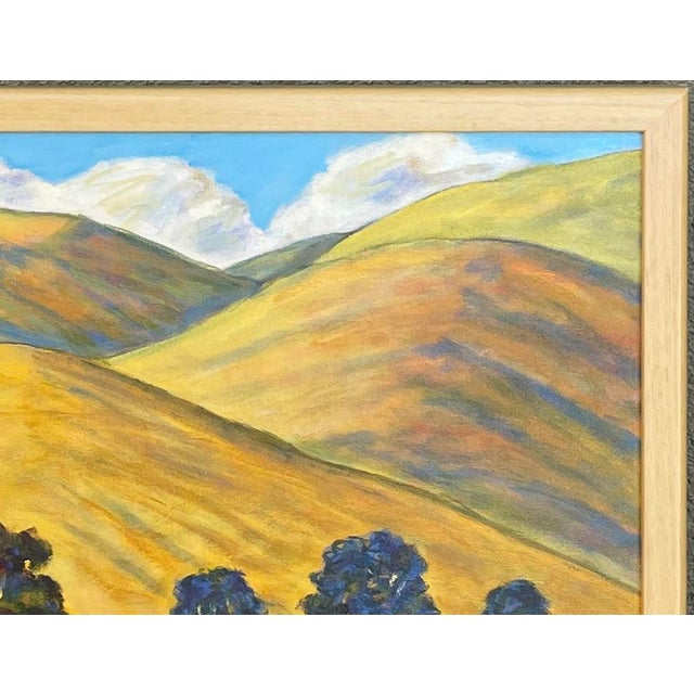 Rustic “Kissed by the Sun” Oil on Canvas Landscape by Joao De Brito For Sale - Image 3 of 7