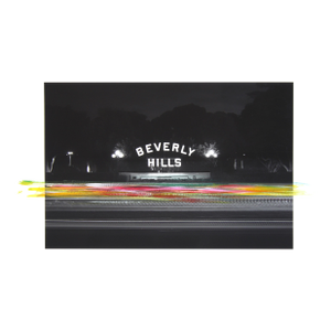 Beverly Hills - Urban Landscape Photography Painting Art on Paper Original Artwork by Pete Kasprzak