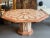 Stone 1980s Vintage Maitland Smith Fossilized Coral Tessellated Stone Dining Table For Sale - Image 7 of 9