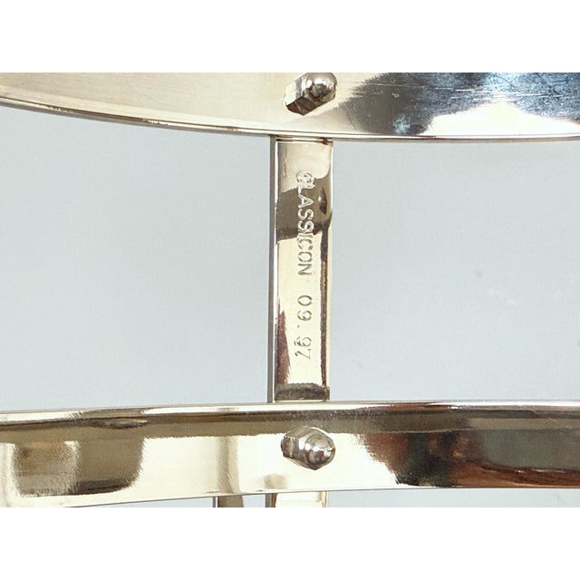 1990s Nymphenburg Coat Rack in Nickel-Plated Brass by Otto Blümel for Classicon, Germany, 1990s For Sale - Image 5 of 7