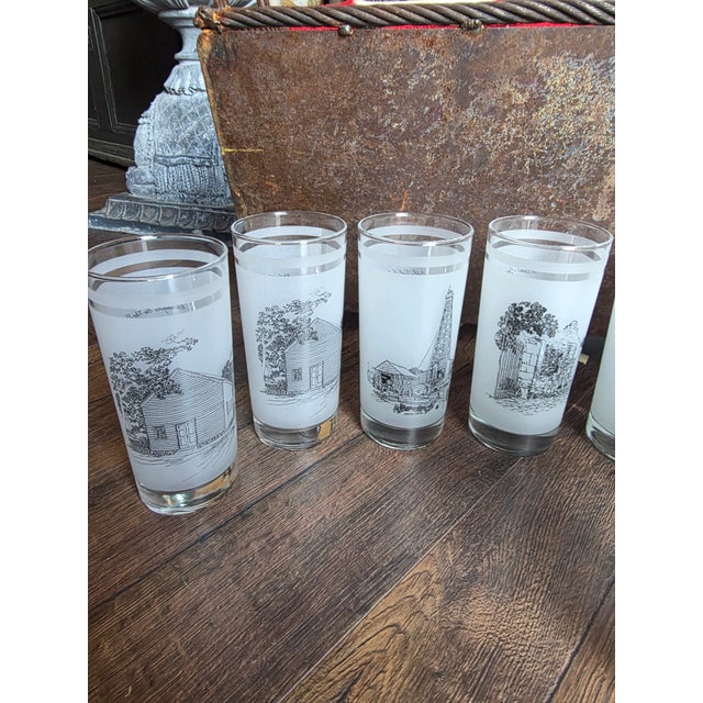 1980s Texas 150th Commemorative Tumbler Set by Norman Baxter - Set of 10 For Sale In San Antonio - Image 6 of 7
