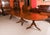 Wood Regency Revival Triple Pillar Dining Table For Sale - Image 7 of 14