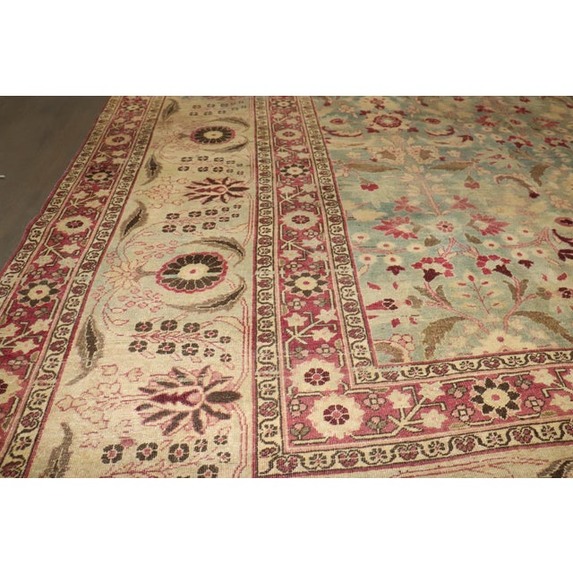 Antique Zabihi Collection Persian Meshed Oversize Carpet For Sale - Image 12 of 12
