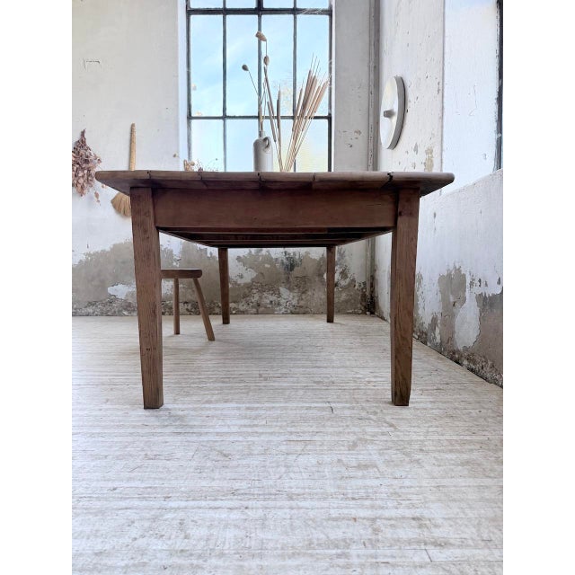 Vintage Farmhouse Dining Table in Oak, 1950 For Sale - Image 13 of 18
