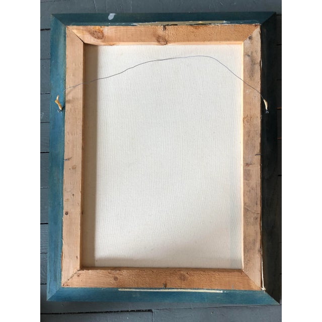 1960s Original Vintage 1960’s Still Life W/Pheasant Sculpture Painting For Sale - Image 5 of 7