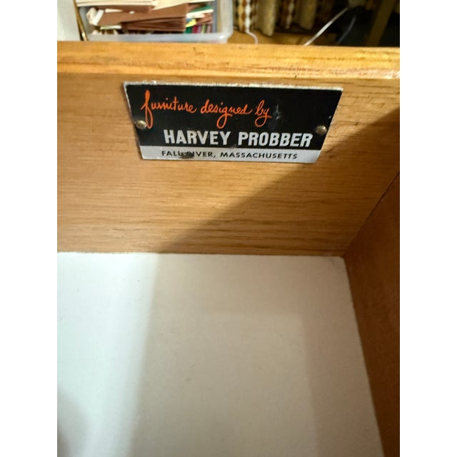 This "Metaphor" series (sometimes just called the Metaphor desk) was part of Harvey Probber's high-end 1950s lineup,...