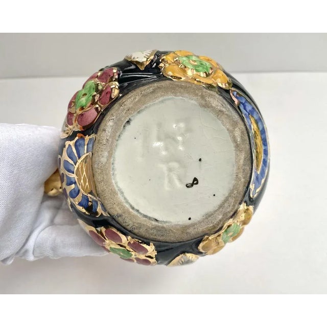 Vase Enamelled Ceramic Pitcher, 1950 For Sale - Image 10 of 11