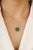 This beautiful emerald pendant features a floral-inspired arrangement of natural emeralds accented by sparkling diamonds...