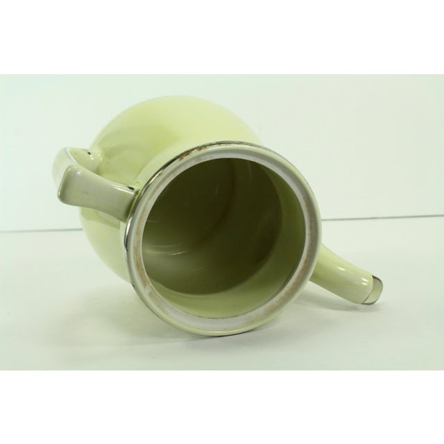 1930's Hall's Silhouette 8 Cups Medallion Coffee Pot, Tavern Scene For Sale - Image 11 of 13