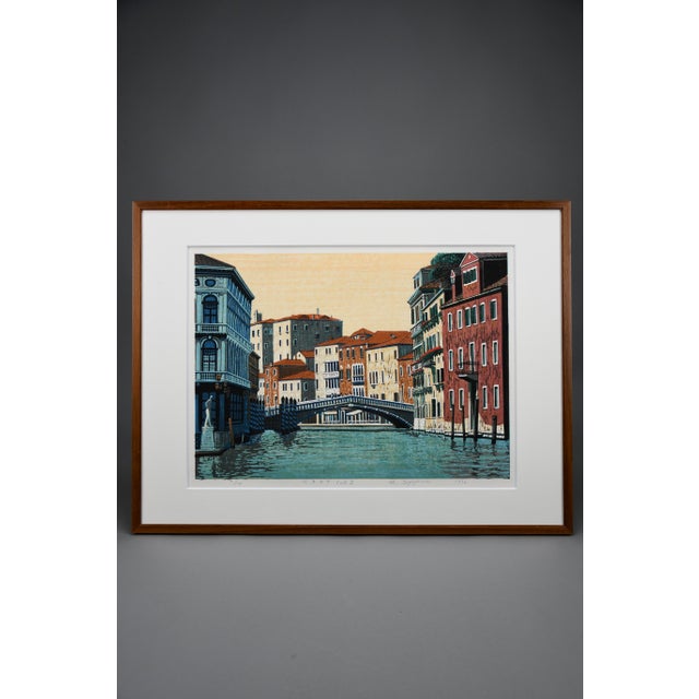 Mototsugu Sugiyama, Venice Part II, 1996, Woodblock Print For Sale - Image 14 of 15
