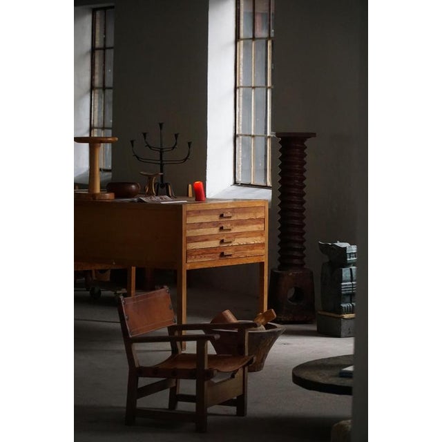 Mid 20th Century Spanish Brutalist Armchairs in Wood & Leather, 1960s, Set of 2 For Sale - Image 18 of 18