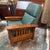 Green Lane Furniture Leather Mission Style Recliner Chair For Sale - Image 8 of 12