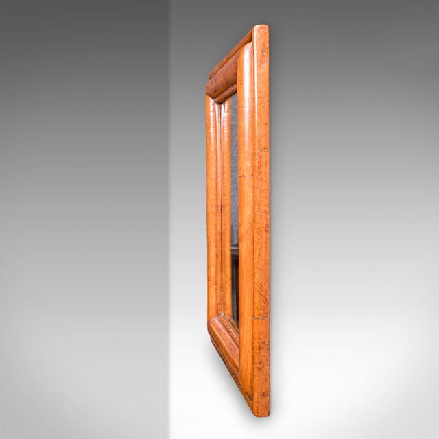Antique Reception Hall Vanity Mirror, English, Walnut, Bevelled Glass, Edwardian For Sale - Image 4 of 9