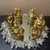 Set of 6 Feng Shui Gold Tone Composite 3” Laughing Buddha Figurines For Sale In Dallas - Image 6 of 6