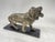 Lion Sculpture in Argentone, 1940s For Sale - Image 9 of 9